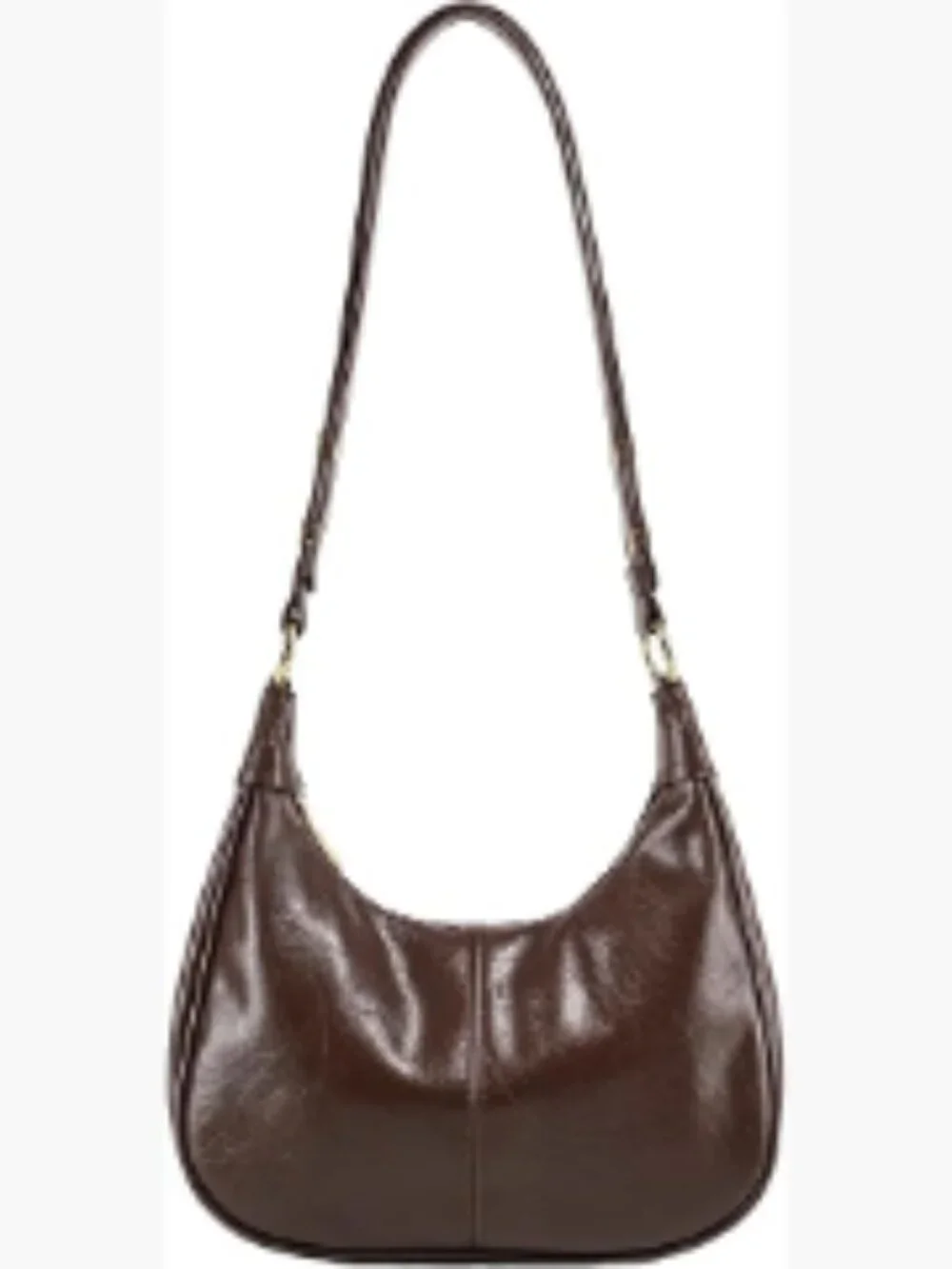 Small Hobo Bag Women Crescent Shoulder Purse Faux Leather Crossbody Handbag